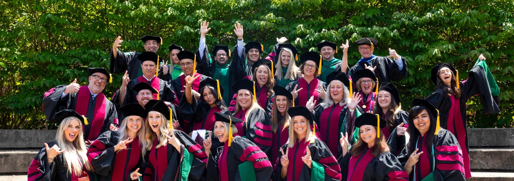 Image of the 2023 Doctor of Medical Science Graduates and Faculty
