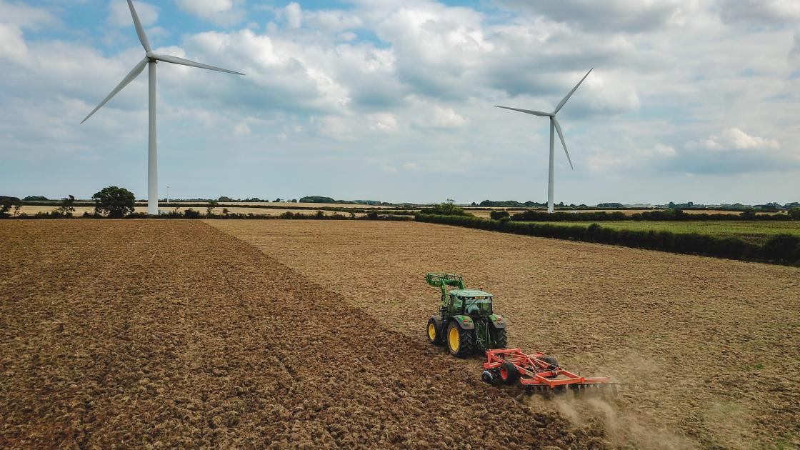 farm tractor field