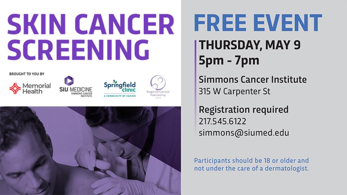 skin cancer screening May 9