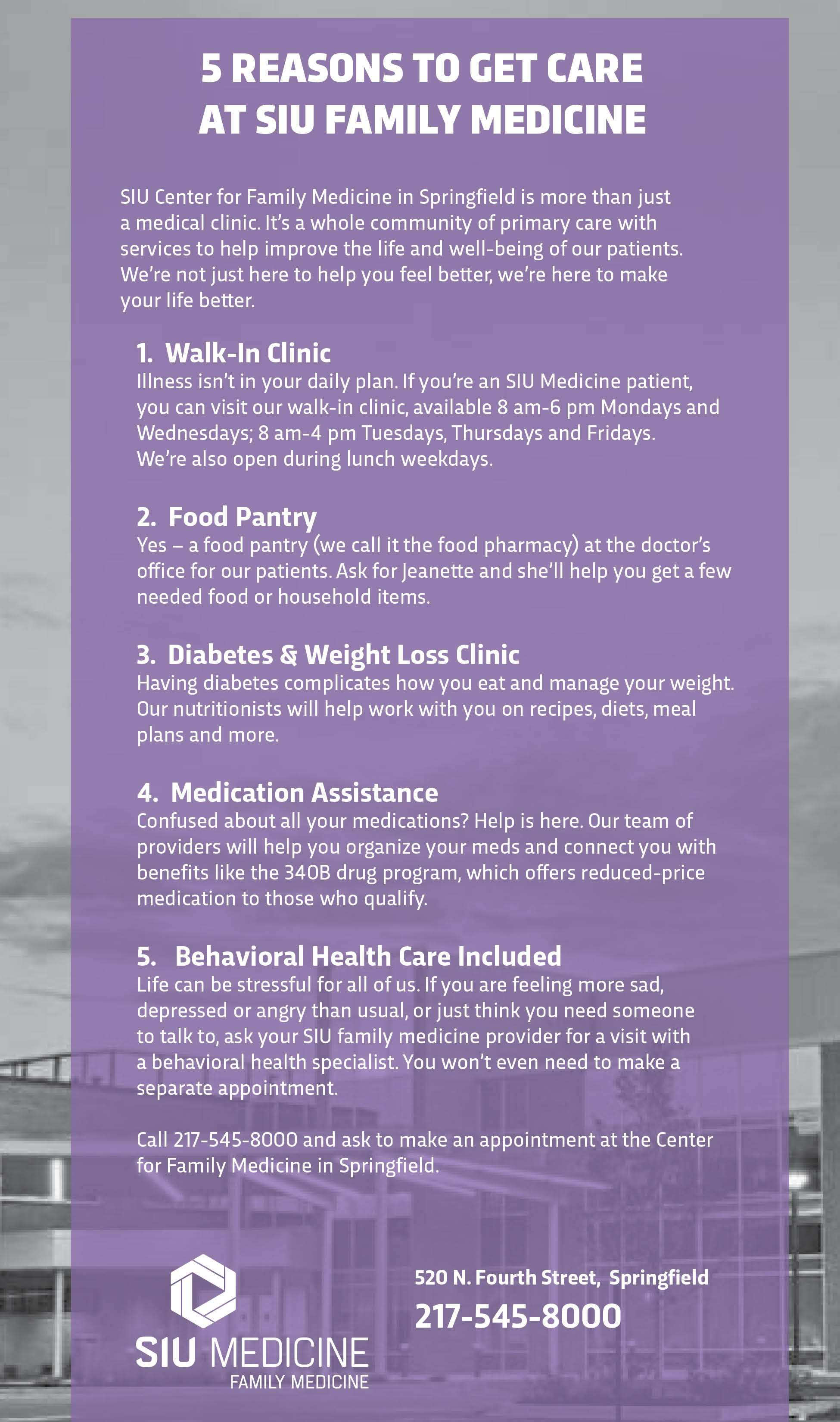 5 Reasons To Get Health Care At Siu Family Medicine Siu School