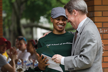 Dorsey and student